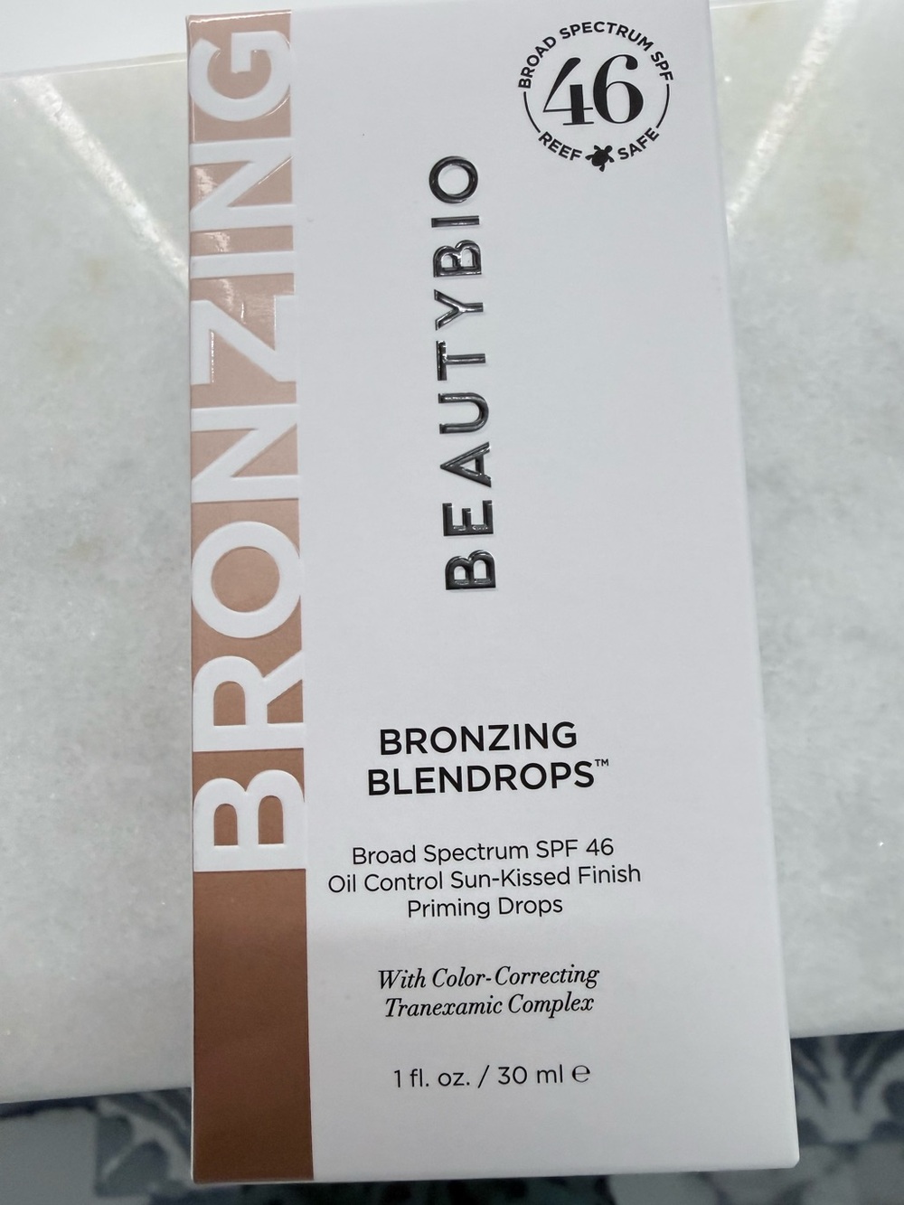 Beauty Bio Bronzing BlendDrops SPF 46 – Tan Bronzer Priming Drops